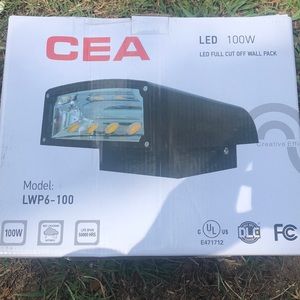 LED fuel cut off wall pack CEA model: LWP6-100.